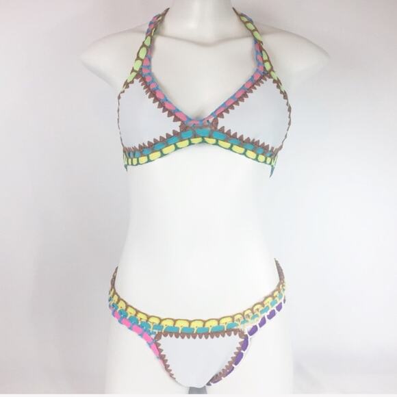 Happy SailedCrochet Neoprene Bikini